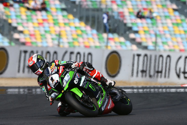 Jonathan Rea wagte es nicht, auf Slicks zu wechseln