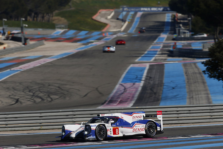 Toyota TS040 beim Prolog-Test am Freitag in Le Castellet.