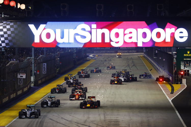Start zum Singapur-GP
