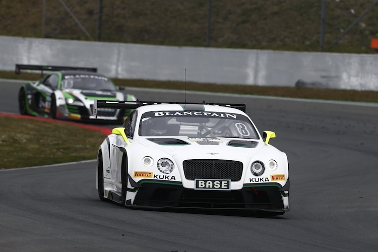 Bentley trat beim Oschersleben-Test noch auf die Bremse