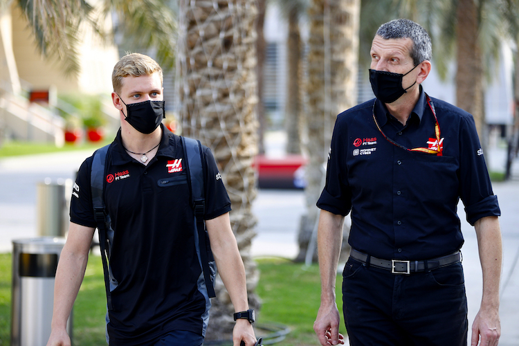 Mick Schumacher und Günther Steiner