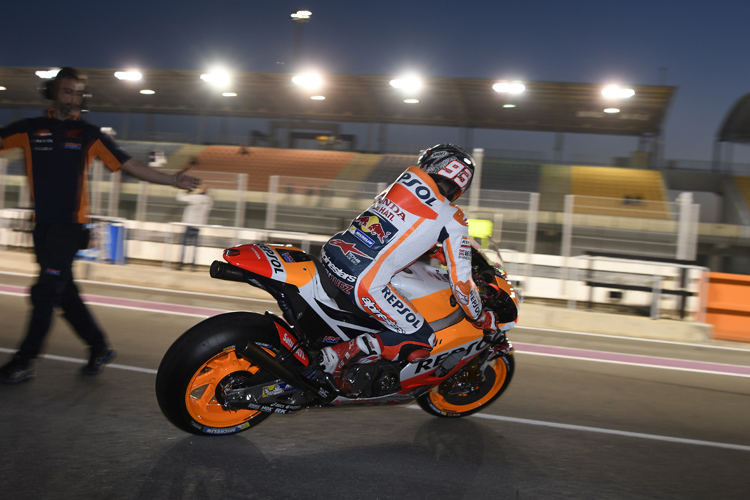 Marc Márquez auf dem Losail Circuit