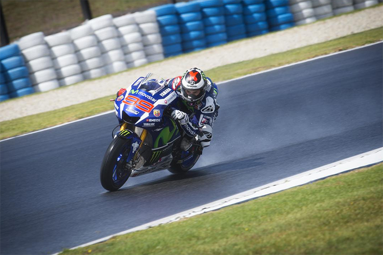 Jorge Lorenzo auf Phillip Island