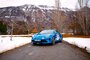 Mit dieser Alpine A110S wird Esteban Ocon zwei Sonderprüfungen der Monte fahren