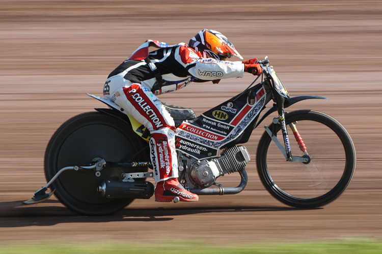 Erik Riss während des Trainings in Herxheim