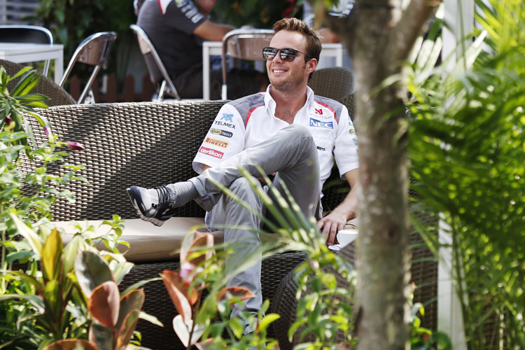 Giedo van der Garde ist happy