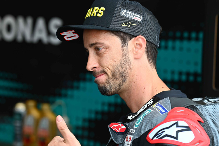 Andrea Dovizioso (35) im neuen Look