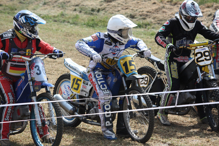 Stephan Katt (15) wartet auf den Bergring-Start