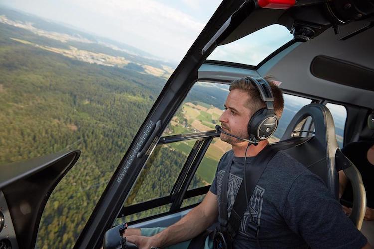Tom Lüthi steuert nur selten einen Helikopter