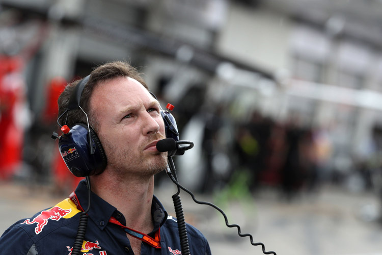 Christian Horner rätselte: «Ich weiss nicht, ob die Strecke schon wieder frei war, als Rosberg vorbeigekommen ist»