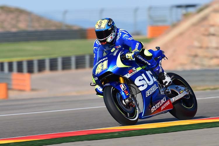 Aleix Espargaró auf der GSX-RR in Aragón