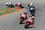Im Rennen: Marc Márquez vor Lorenzo (99), Rossi, Petrucci, Dovi und Bautista