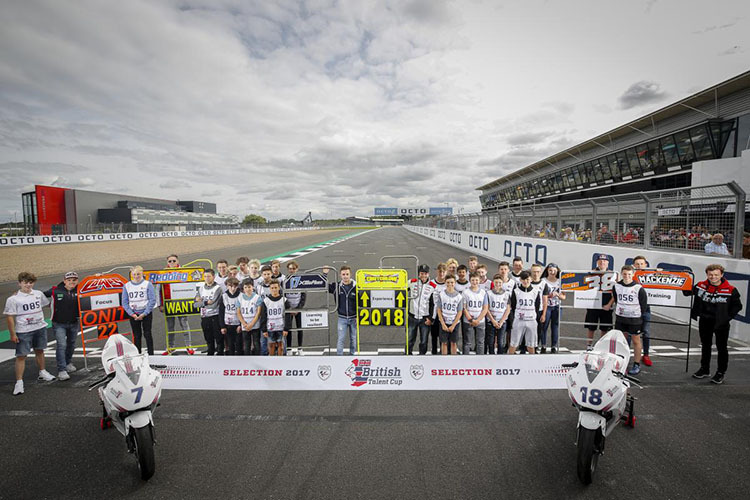 Sechs GP-Fahrer nahmen sich für die britischen Talente Zeit