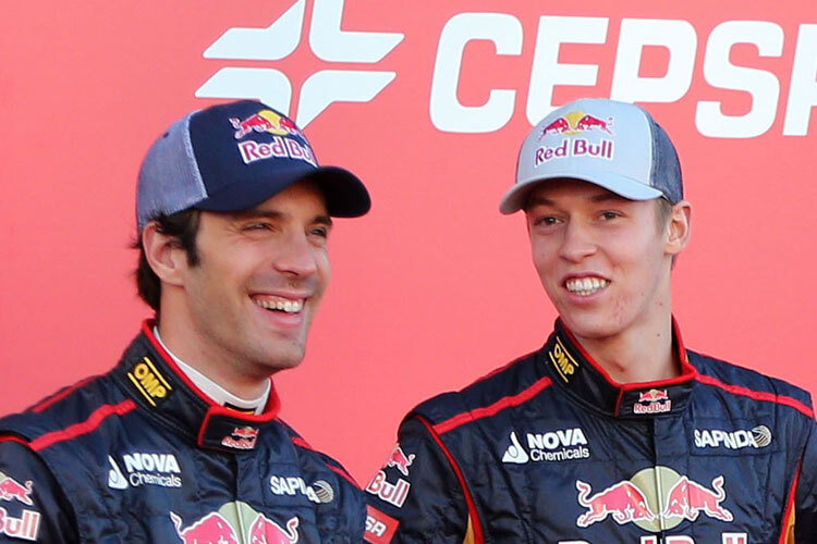 Jean-Éric Vergne und daniil Kvyat freuen sich auf Bahrain