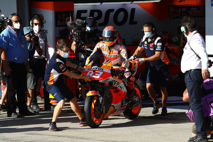 Alle Augen sind in Jerez auf Marc Márquez gerichtet