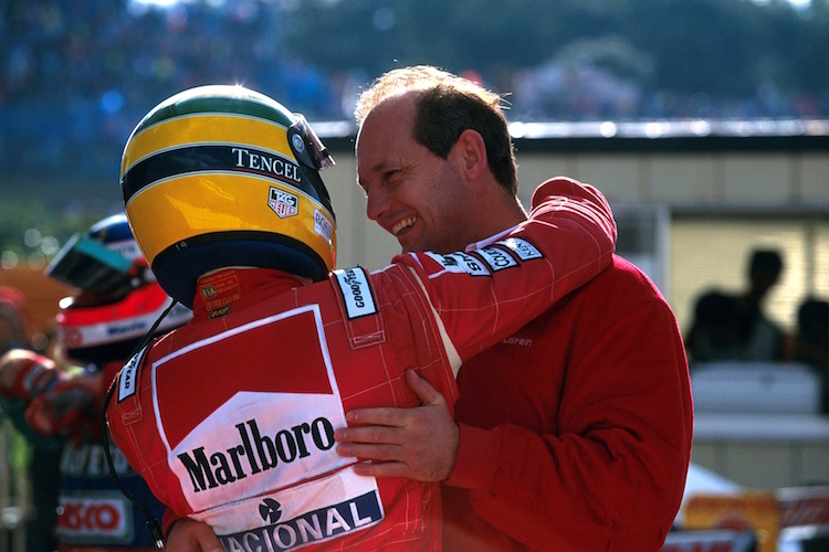 Ayrton Senna und Ron Dennis