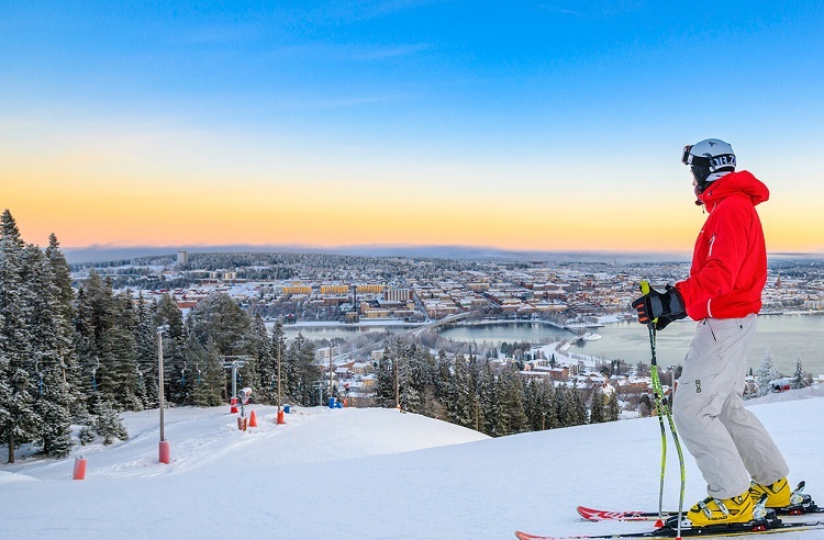 Östersund im Winter