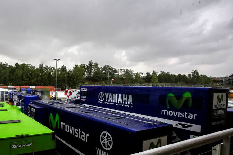 Regen in Barcelona stoppte den MotoGP-Test