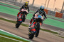 Marcel Schrötter und Tom Lüthi beim Katar-Test
