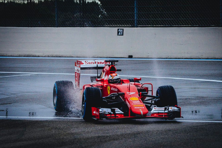 Kimi Räikkönen im Ferrari