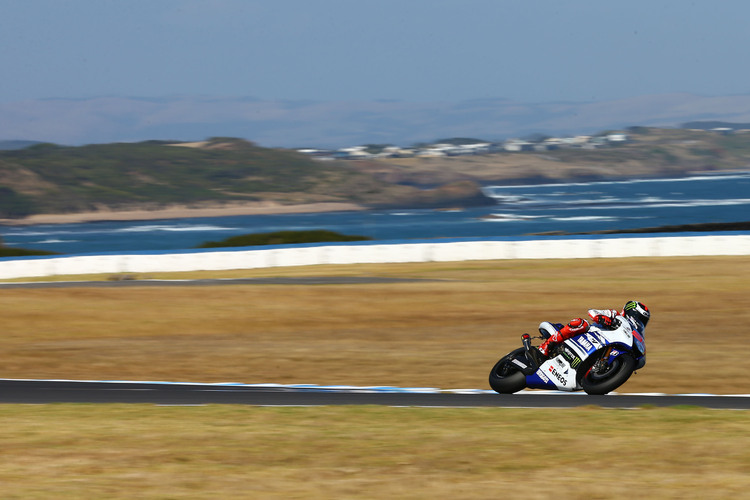 Jorge Lorenzo auf dem prächtigen Phillip Island-Circuit