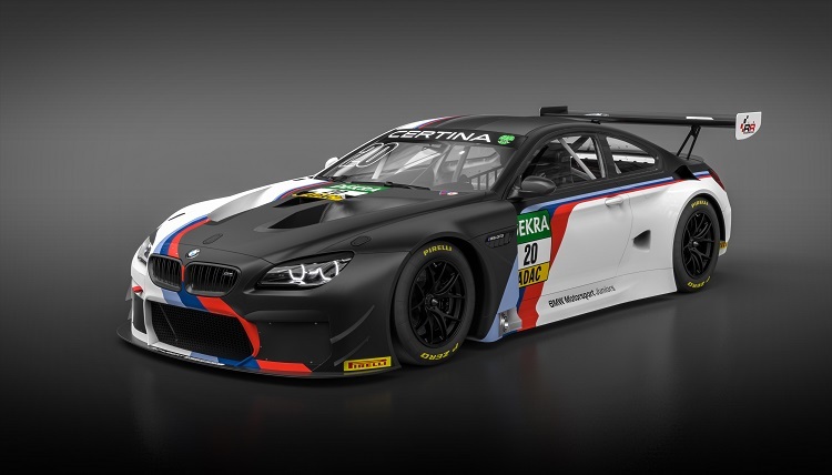 Traditionelle Lackierung: Der BMW M6 GT3 für das ADAC GT Masters