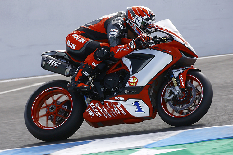 Randy Krummenacher auf der MV Agusta F3