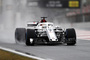 Marcus Ericsson kämpft sich durch den Regen