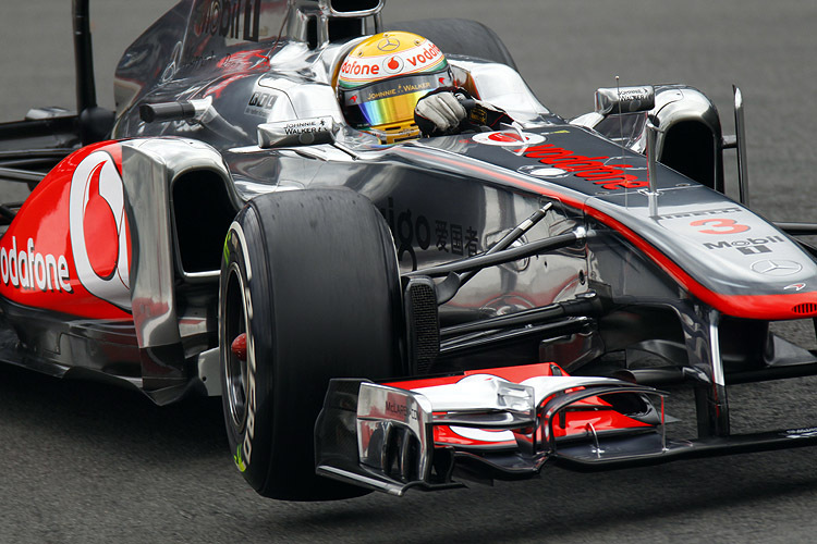 Lewis Hamilton gibt Gas