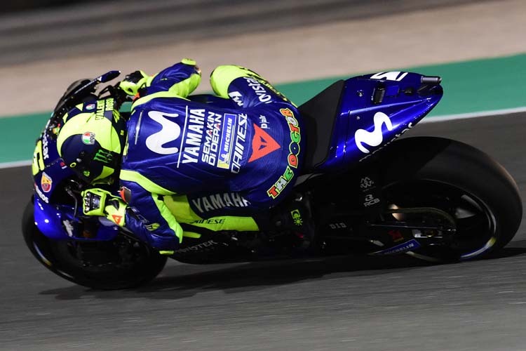 Altmeister Valentino Rossi in Katar