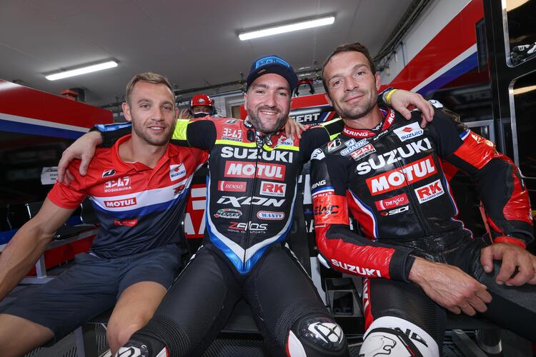 Gregg Black, Xavier Simeon und Sylvain Guintoli: Suzuki gewinnt in Le Castellet