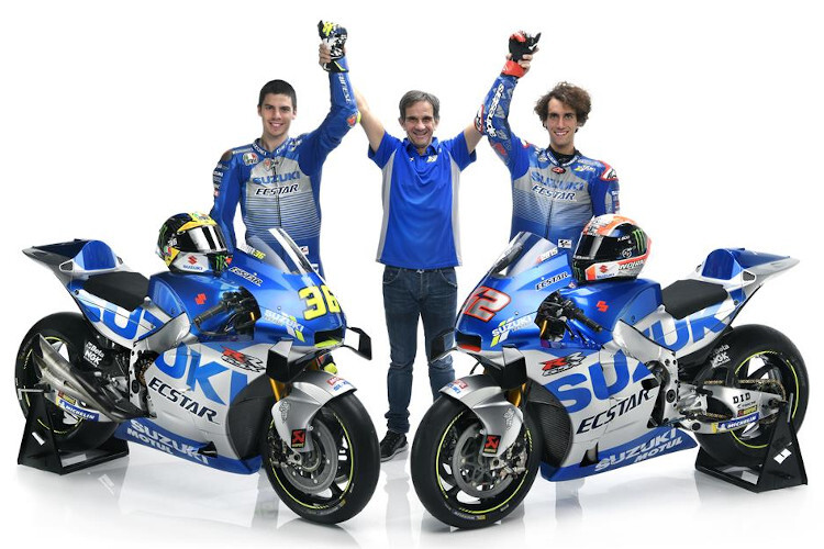 Joan Mir, Davide Brivio und Alex Rins machen gemeinsam weiter