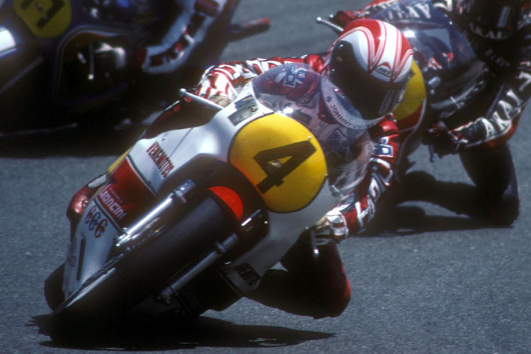 Johnny Cecotto 1979 mit der 500ccm-Yamaha 