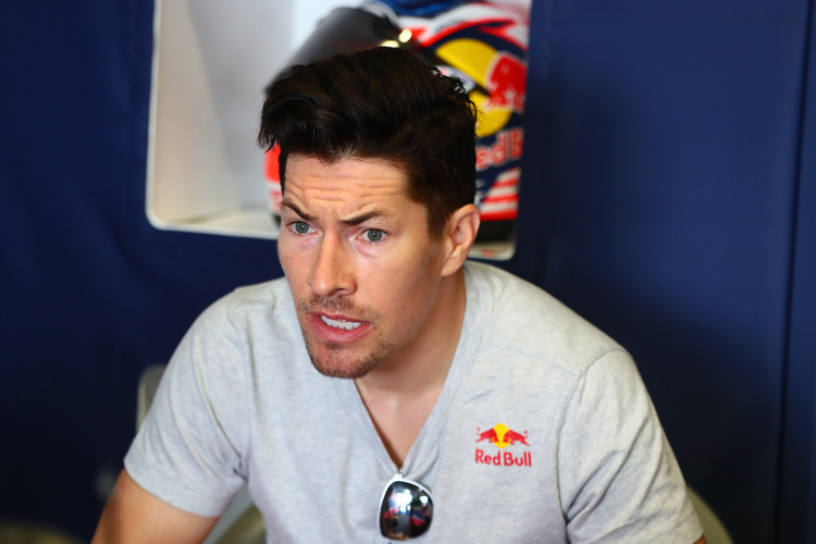 Nicky Hayden ist komplett frustriert