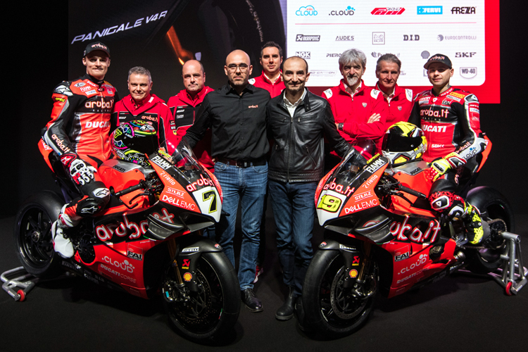 Die Ducati-Superbike-WM-Crew aus Borgo Panigale