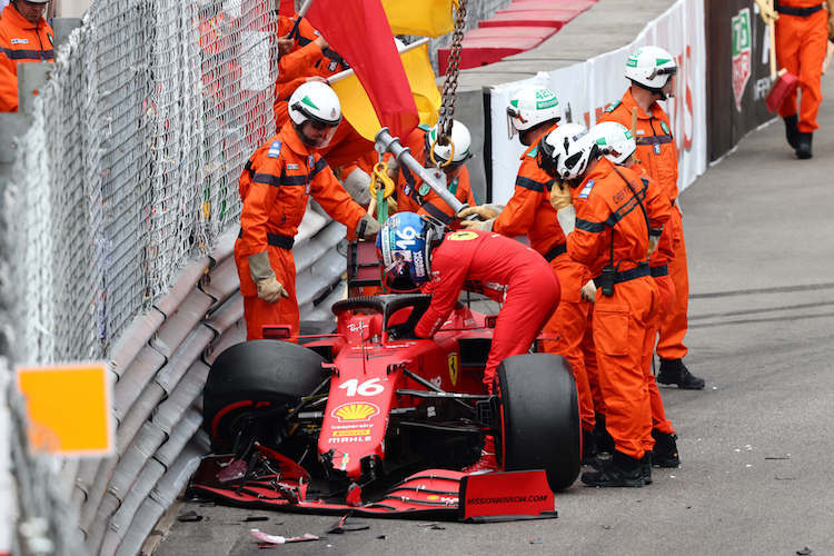 Charles Leclerc im Abschlusstraining