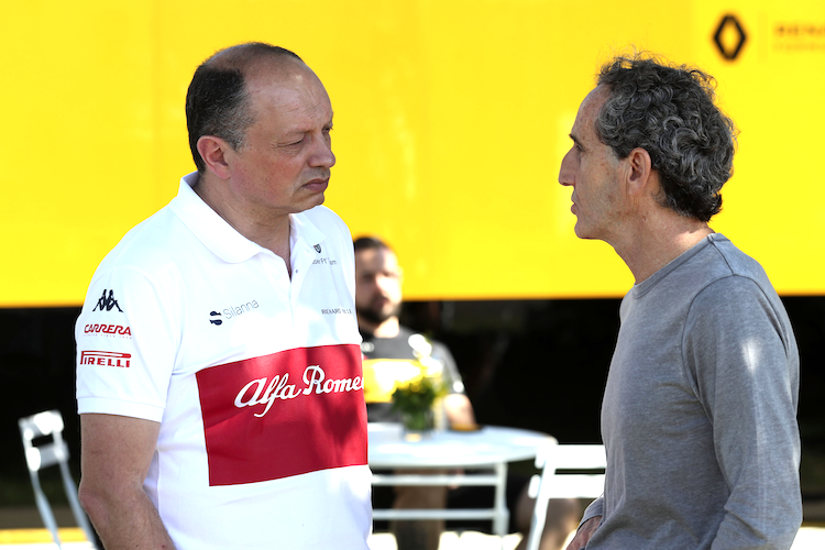 Fred Vasseur mit Alain Prost