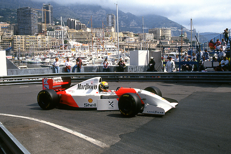 Ayrton Senna 1993 in Monaco