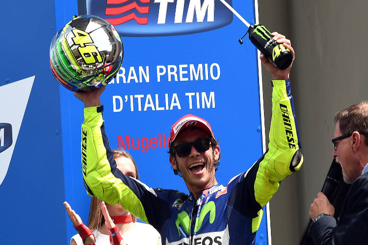 Kann Valentino Rossi am Ende der Saison über den Titel jubeln?