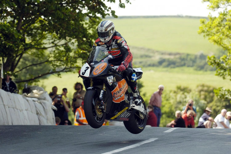 John McGuinnes bei der Isle of Man 2006