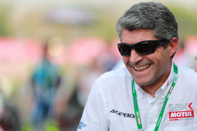 Dorna-Manager Gregorio Lavilla hat gut Lachen, wenn er an die SBK in Indonesien denkt