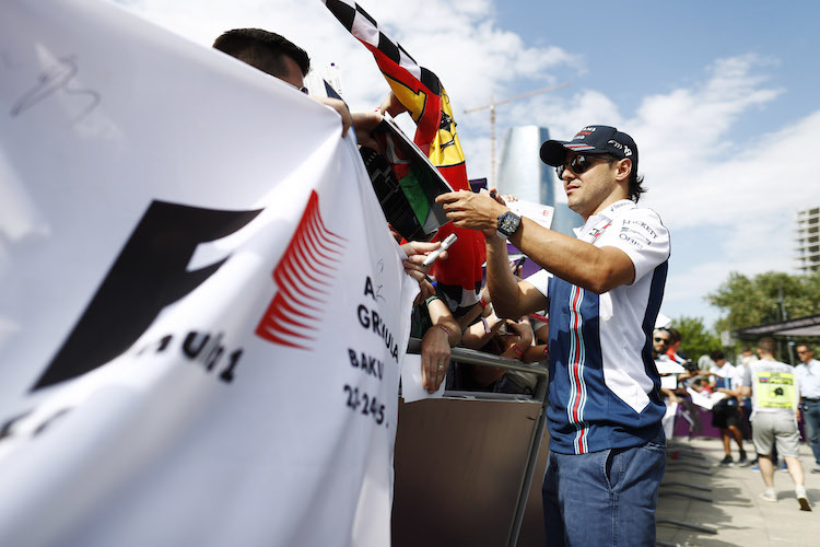 Felipe Massa und Fans