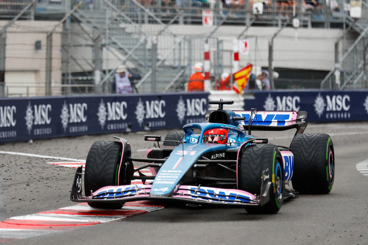 Esteban Ocon auf dem Weg zum dritten Platz