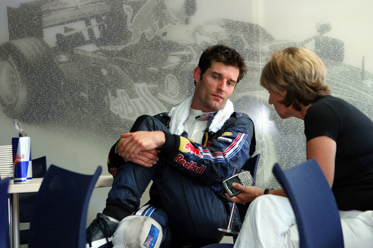 Mark Webber mit seiner Lebensgefährtin Ann Neal