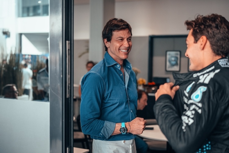 Toto Wolff mit George Russell
