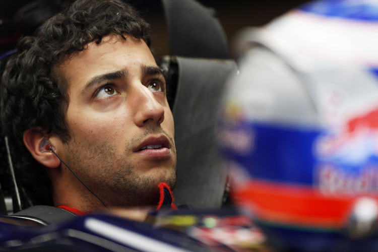 Da verging sogar dem sonst so gut gelaunten Ricciardo das Lachen