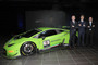 Präsentation des Huracán mit Lamborghini-Chef Winkelmann, Reggiani und Sportchef Sanna
