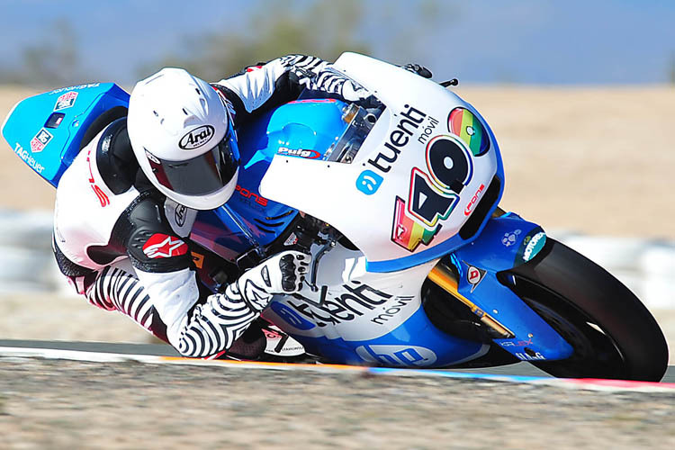 Almeria-Test: Moto3-Weltmeister Maverick Viñales auf der Kalex des Pons-Teams