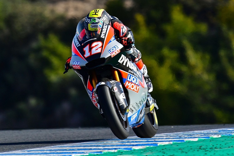 Tom Lüthi beim IRTA-Test in Jerez