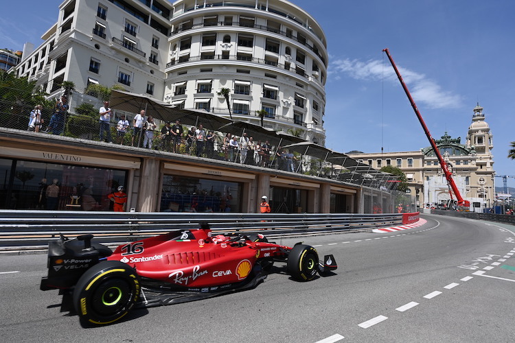 Charles Leclerc im Ferrari